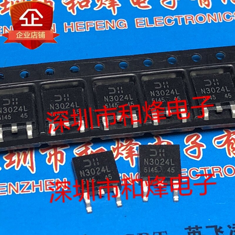 20pcs  ο N3024L DMN3024LK3-13 TO-252 30V 14.4A